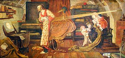 Crabtree Watching the Transit of Venus in 1639 Ford Madox Brown